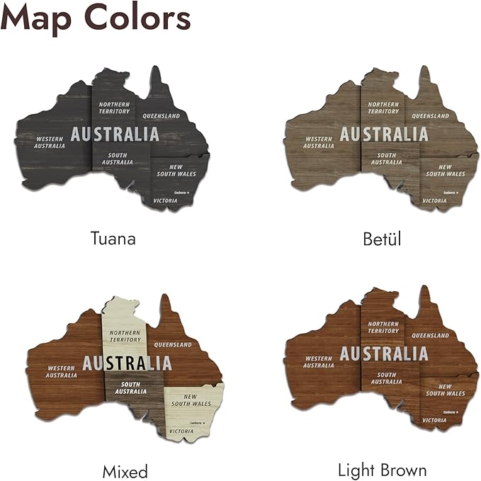 Colorfull Worlds, Multilayer 3D Wooden World Map, Travel Map States and Capitals, Wall Decor For New House, Gift For Travelers, Office Decor, Birthday Present,Living Room Decoration (L, Light Brown)
