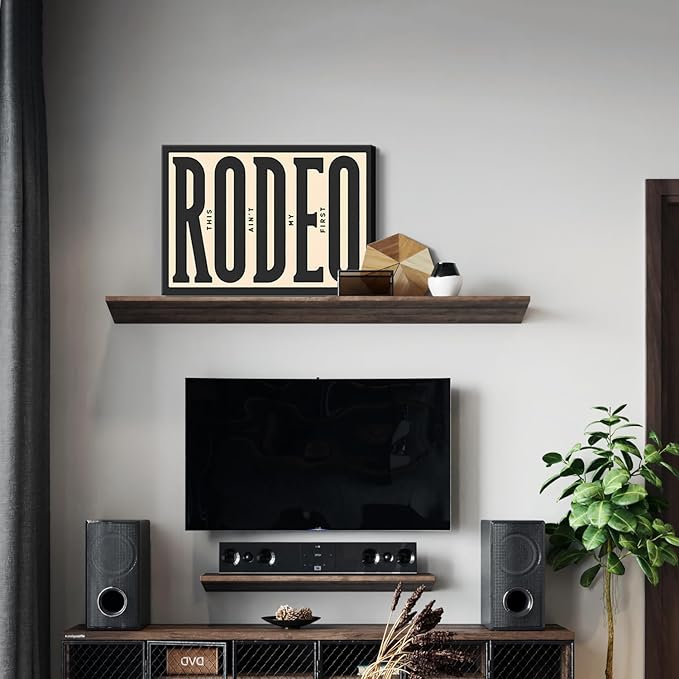 Framed Western Wall Art Vintage Southwestern Canvas Wall Decor This Ain't My First Rodeo Wall Art Southwestern Country Ranch Poster Trendy Modern Cowboy Cowgirl Picture Print(16x24in)