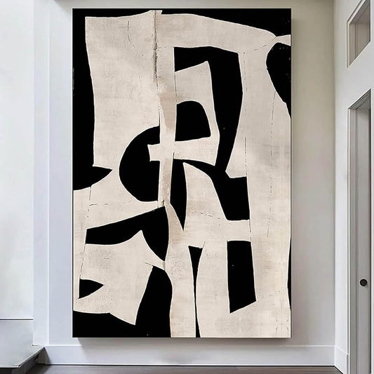 Black Wall Art Large Wall Decor Picture for Living Room Abstract Canvas Artwork for Walls Modern Office Room Decor Paintings for Wall Decorations