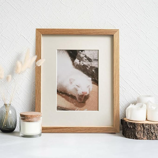 8x10 Picture Frame, Solid Wood 8x10 Photo Frame with Mat, 10 x 8 Picture Frames for Wall and Tabletop Display, Set of 3