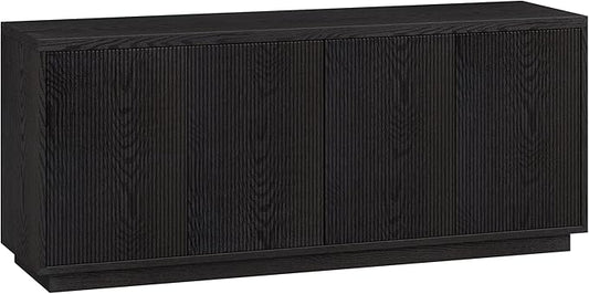 Henn&Hart Hanson, 57" Rectangular TV Stand, Black Grain