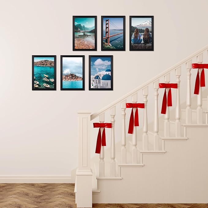 Giftgarden 8x12 Picture Frame Black, Multi 8 x 12 Photo Frames Bulk for Wall or Tabletop Display, 12 Pack