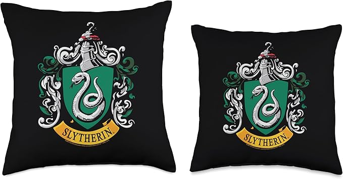 Harry Potter Slytherin House Crest Throw Pillow
