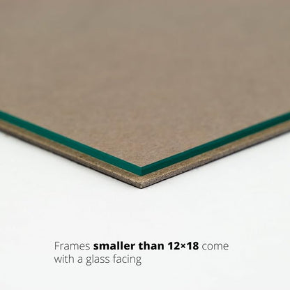 Craig Frames 23247778 Picture Frame 7-Piece Wall Set, Brown Frames, White Display Mats