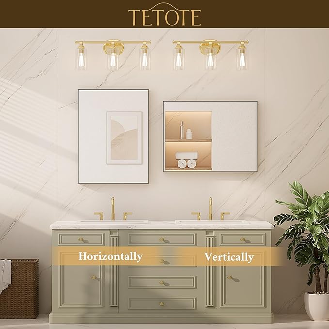 TETOTE 60" x 36" Black Bathroom Mirror, Matte Black Rectangle Framed Vanity Mirror for Bathroom Sink, Tempered Glass, Modern Farmhouse Wall Mirrors for Living Room, Bedroom, Entryway