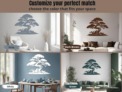 Vailla Tree of Life Wall Art Decor Set of 3 Wall Hanging Sculpture Modern Wall Home Decoration 3D Textured Sculptures for Living Room Bedroom Office Dinnig Room 3 Panels Family Tree Wall Hangings
