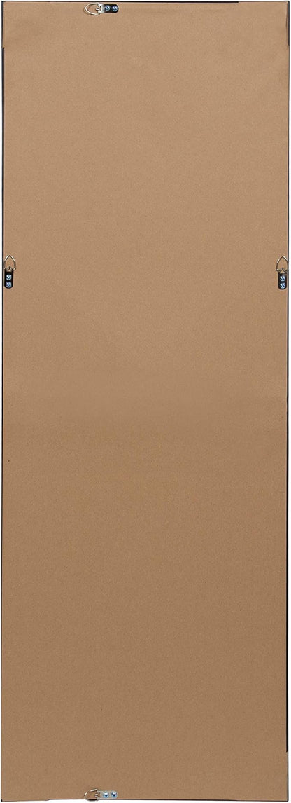 Kate and Laurel Calter Modern Framed Full Length Beveled Wall Mirror, 17.5x49.5 Gold