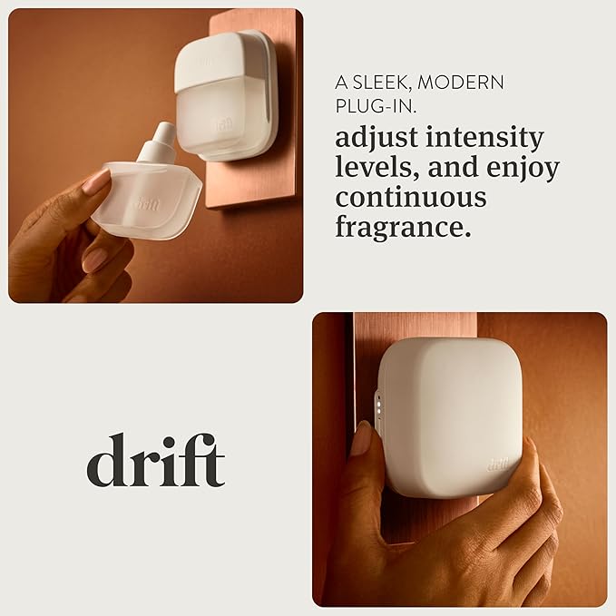Drift Home Scent Diffuser Starter Kit in Island Nectar - Adjustable and Long Lasting Diffuser Aroma - Clean Ingredients, Pet Safe