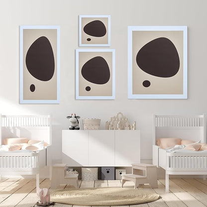 10x10 Picture Frame Set of 3, white Wooden Frame 10 by 10 Square Wall Gallery Poster Photo frame with Durable Shatter Resistant Plexiglass for Wall Hanging best gift