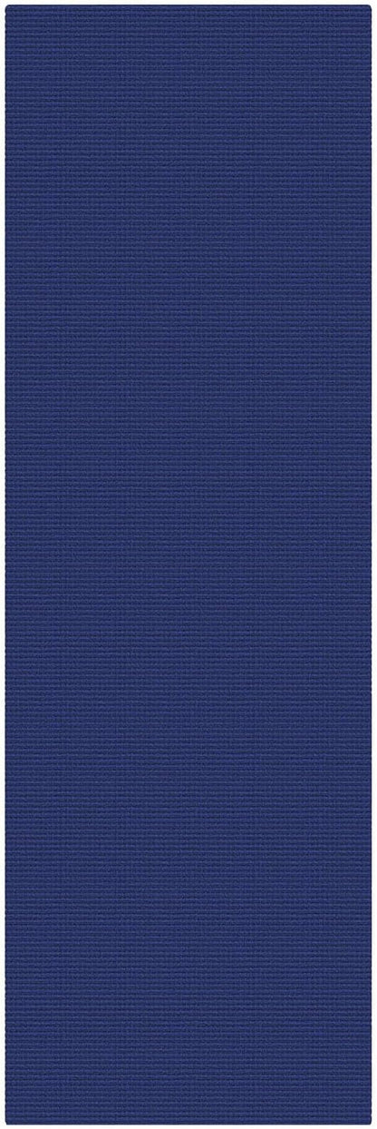 KOZYFLY Cotton Runners for Hallway 3x8, Wide Washable Runner Rug, Woven Non Slip Kitchen Runner, Braided Entryway Rug, Floor Carpet for Foyer, Bedroom, Hall, Royal Blue/Navy