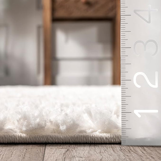 Nuloom Akia Cream/Ivory, 9' x 12', Geometric Lattice, Tasseled, Soft and Textured, High Traffic, Stain Resistant, Durable Area Rug for Bedroom, Living Room, Dining Space, Den, Foyer, Entryway