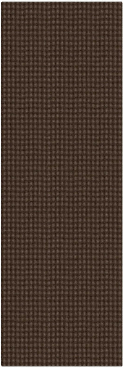 KOZYFLY Cotton Runners for Hallway 3x9, Wide Washable Runner Rug, Woven Non Slip Kitchen Runner, Braided Entryway Rug, Floor Carpet for Foyer, Bedroom, Hall, Brown/Dark Brown