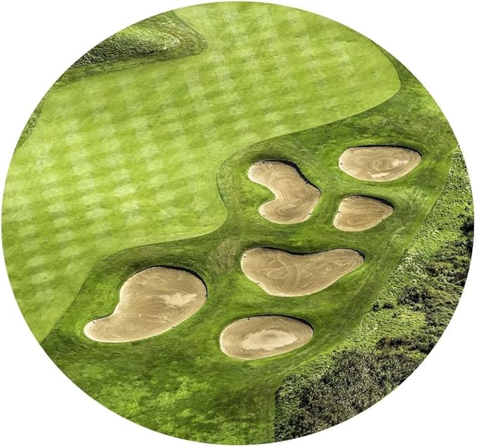 Golf Course Canvas Canvas Wall Art for Living Room Bedroom Bathroom Home Decorations Golf Course Picture Poster Framed Artwork Giclee Print Ready to Hang(18''H x 24''W)