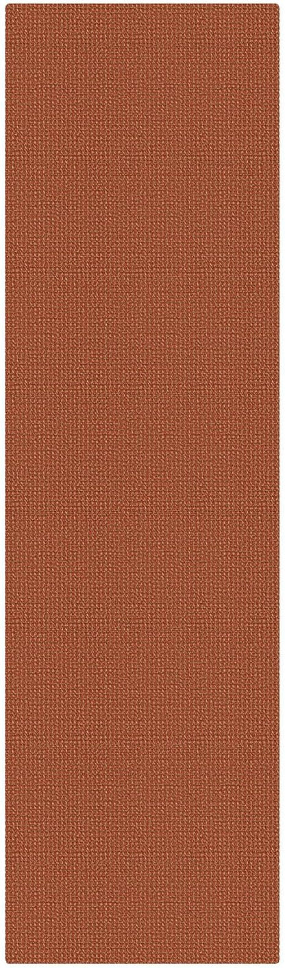 KOZYFLY Orange 2x7 Washable Kitchen Runner Rug, Non Slip Runners for Hallway, Cotton Entryway Runner, Braided Floor Carpet for Entry, Kitchen, Bedside, Hall, Burnt Orange/Tan