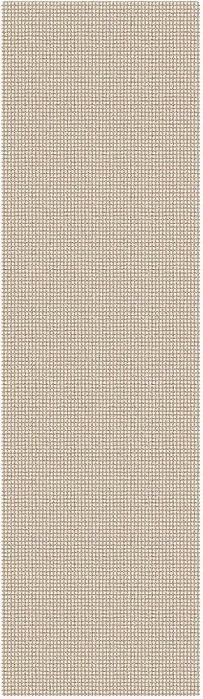 KOZYFLY Runners for Hallways 2x7 ft Washable Kitchen Runner Non Slip Rubber Backed Hall Runners Cotton Entryway Runner Rugs for Indoor Backdoor Bedroom Kitchen, Ivory/Camel/Brown