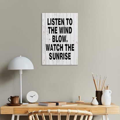 Motivational Wall Decor, Inspirational Quotes Office Wall Art, Inspirational Sayings Artwork, Wooden Framed Encouraging Canvas Posters for Office Decor, Living Room, School College and Gym