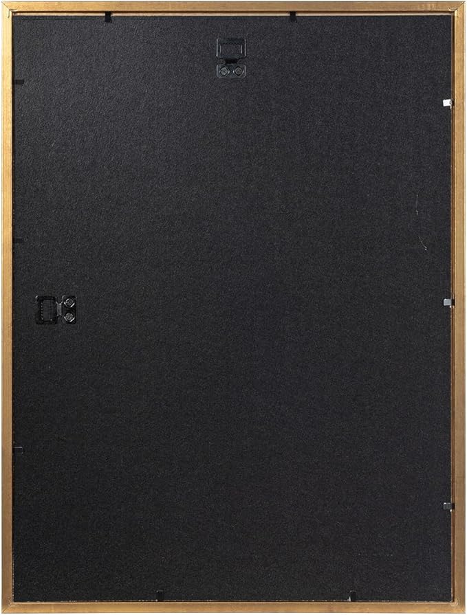12x16 Picture Frame Gold 3 Pack, Poster Frames 12 x 16 without Mat for Wall, Horizontal or Vertical Wall Mounting