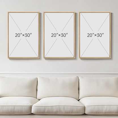 Large 3D Textured Framed Boho Neutral Abstract Wall Art, Set of 3 Modern Paintings Artwork for Walls, Black White Brown Minimalist Geometric Pictures for Living Room, Entryway, Dining Room Wall Decor