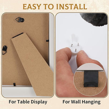 10 Pack Vintage Picture Frames for Wall or Tabletop Display Ornate Vintage Picture Frames Vintage Wall Art for Gallery Bedroom Living Room Antique Photo Frame for Wall Décor