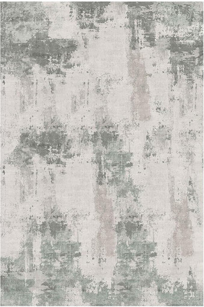 Rugxara Area Rugs 8x10,Green Rugs for Living Room,Modern Abstract Washable Rugs for Bedroom Dining Room, Non-Slip Foldable Thin Indoor Carpet Stain Resistant(Grey Green)