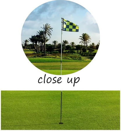 chenchenArt Golf Course Wall Art for Office Golf Course Picture Poster Wall Decor for Living Room Bedroom Gym Room Home Decorations Golf Artwork Canvas Prints Framed Ready to Hang(18''H x 24''W)