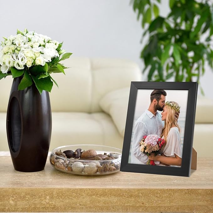 5x7 Picture Frames Black Set of 12 for Wall Gallery Collage Photo Frames or Tabletop Display