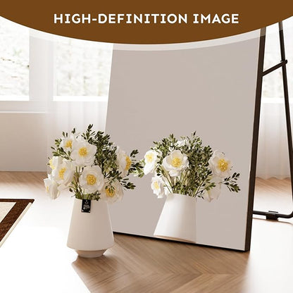 Kosmonia Full Length Mirror, 56"x18" Frameless Floor Mirror w/Distortion Free, HD Reflection, Standing or Leaning Full Body Mirror for Bedroom, Hanging Mounted for Living Room Cloakroom