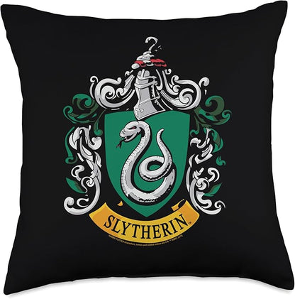 Harry Potter Slytherin House Crest Throw Pillow