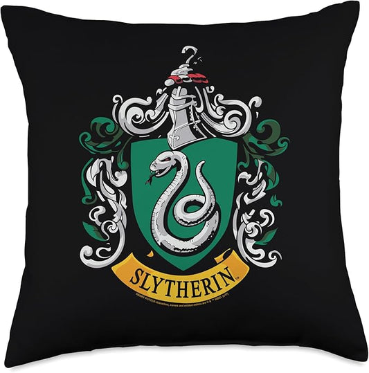 Harry Potter Slytherin House Crest Throw Pillow