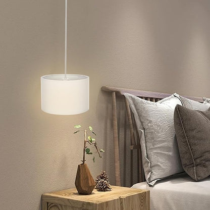 2pcs Plug in Pendant Light, Hanging Lamp with RGB Smart Bulb, Hanging Lights with Plug in Cord Hanging Lights for Bedroom Kitchen Dining Living Room Pendant Lights Fixture