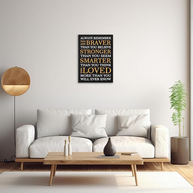 Motivational Canvas Wall Art, Inspirational Office Wall Art, Encouragement Christmas Gifts for Men, Motivational Wall Decor for Home Office Parlour Living Room Bedroom Wall Decor Artwork Decorative
