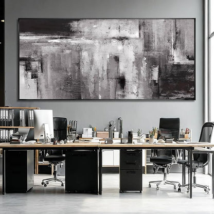 XIANSHOU Graffiti Wall Art Abstract Canvas Picture Contemporary Photo Prints 40"x86" Large Posters for Living Room Office Artwork