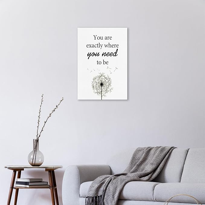 Jumong Motivational Wall Art, Inspirational Sayings Canvas Print, Positive Affirmations Wall Decor Quotes Wall Poster for Office, Living Room Decor, Gallery-Wrapped Canvas Art Set Framed Ready to Hang