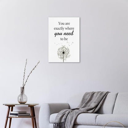Jumong Motivational Wall Art, Inspirational Sayings Canvas Print, Positive Affirmations Wall Decor Quotes Wall Poster for Office, Living Room Decor, Gallery-Wrapped Canvas Art Set Framed Ready to Hang