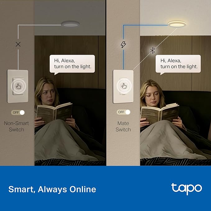 Tapo Smart 6-Inch Recessed Downlight Kit (4-Pack) - 1100 lm, 16M Colors, Tunable White 2700K-6500K, Ultra-Dim 1%, Matter-Compatible, Wi-Fi & Bluetooth Mesh - L730-6 KIT