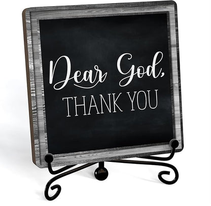Home Decor, Farmhouse Shelf Decor For Living Room, Boho Aesthetic Table Decorations, Christian Gifts For Women Men, Entryway Tv Stand Fireplace Mantle Coffee Table Decoration (god-15)