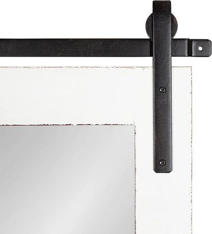 Kate and Laurel Cates Farmhouse Wall Mirror