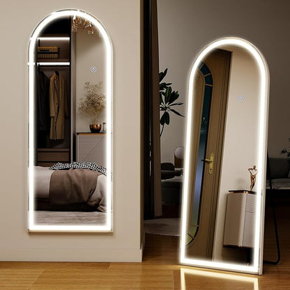 Koonmi Full Length Mirror with LED Lights 56"x20"