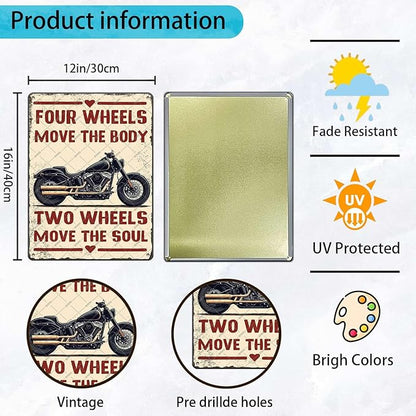 Motorcycle Metal Sign The Secret Of Life Just Enjoy The Ride Tin Poster Motorcycle Wall Decor Home Garage Kitchen Bar Man Cave Office Bedroom Boyroom Decor 12x16 Inch