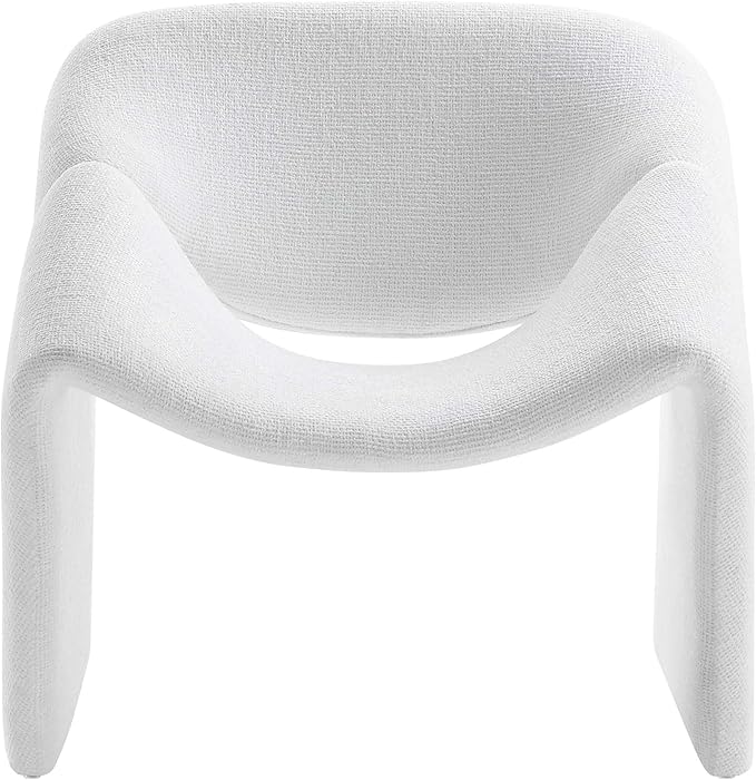 Modway EEI-6767-FRO Vivi Chenille Upholstered Accent Chair, Frost