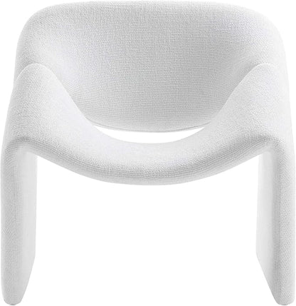 Modway EEI-6767-FRO Vivi Chenille Upholstered Accent Chair, Frost