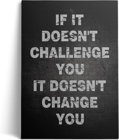 Jumong Motivational Wall Art Motivational Quotes Inspirational Sayings Wooden Frame Inspirational Office Wall Art Encouraging Canvas Posters for Living Room Office Decor