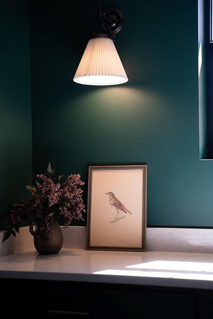 Petal Lane Bird Wall Art - 11x15 Framed Antique Decor - Make Your Own Gallery Wall Frame Set - Dark Academia Wall Decor - Canvas Bird Wall Decor