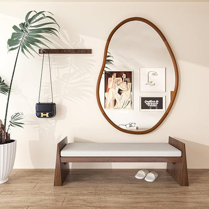 Irregular Wall Mirror Decorative Asymmetrical Mirror Abstract 43x30 inch