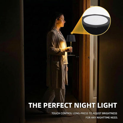 Modern 2-in-1 Table Lamp & Bottle Lamp, Pleated Metal Shade Touch Control Lamp | Adjustable Height, Warm Light & RGB, Stepless Dimming, Anti-Tip Design,Trapezoid,Black