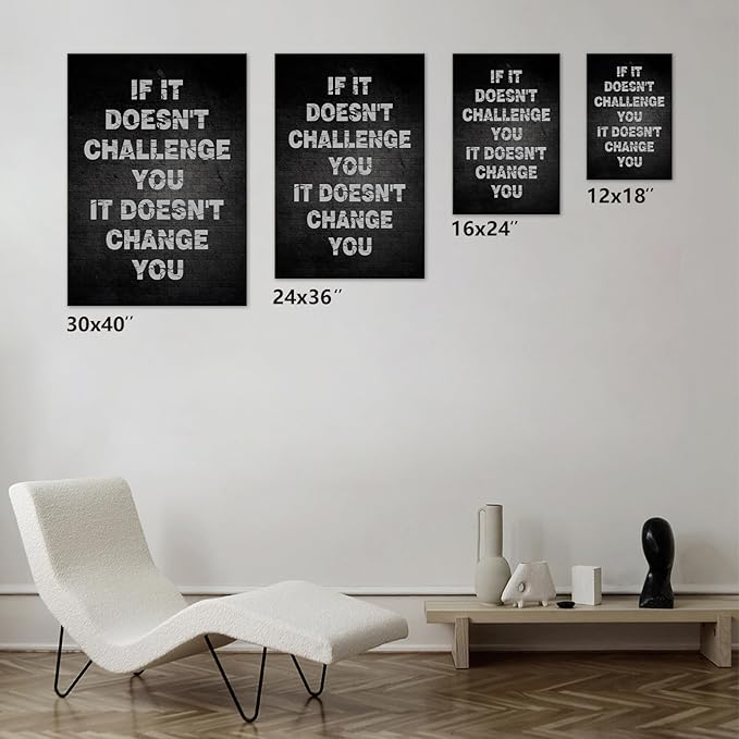 Jumong Motivational Wall Art Motivational Quotes Inspirational Sayings Wooden Frame Inspirational Office Wall Art Encouraging Canvas Posters for Living Room Office Decor