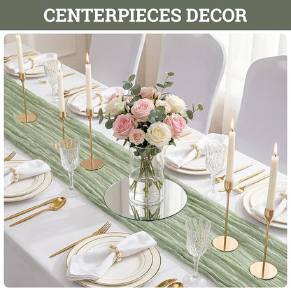 SUREAM Mirror Centerpieces for Tables, 12 Packs 8 Inch Circle Mirror, Centerpiece Base for Wedding Table Wall Party Decorations, 2mm Thick