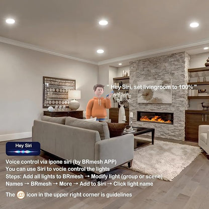 MELPO Smart Recessed Lighting 4 Inch Work with Alexa & Siri，12W 1100LM Recessed Ceiling Light 2700K-5700K，16 Million Colors，Music Sync, DIY Scenes, DIY Flash, LED Downlight with Junction Box，12 Pack