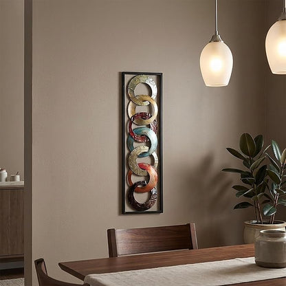 Hosley Metal Wall Décor 35" High. Ideal Gift for Home, Weddings, Party, Spa, Meditation, Home Office, Dorm O4