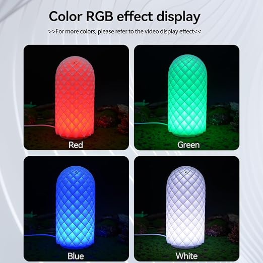 5PCS Remote Control RGB Light LED Lamp Kit 001,Power Failure Memory Function for Bambu Lab Multicolor Makerworld for Anycubic Makeronline 3D Printer Light DIY Hardware Model Parts USB